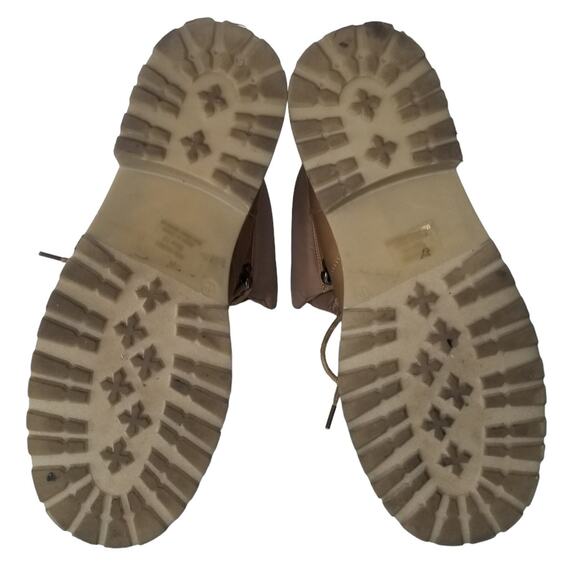 Journee Collection Womens Irrah Block Heel Booties Combat Boots, Size 12 - Picture 9 of 11